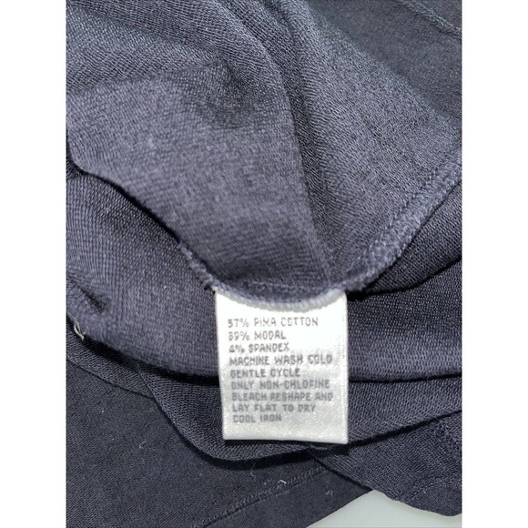 Talbots Petites Navy Blue Stretch‎ Cotton Sheath Dress Small Washable - Picture 7 of 8